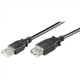 Goobay USB 2.0 Hi-Speed extension cable USB 2.0 male (type A), USB 2.0 female (type A), 3 m, Black