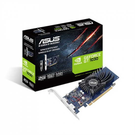 Asus | NVIDIA | 2 GB | GeForce GT 1030 | GDDR5 | HDMI ports quantity 1 | PCI Express 3.0 | Memory clock speed 6008 MHz | Processor frequency 1266 MHz