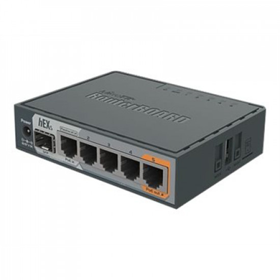 NET ROUTER 10/100/1000M 5PORT/HEX S RB760IGS MIKROTIK