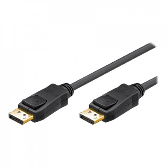 Goobay 65923 DisplayPort connector cable 1.2, gold-plated, 2m