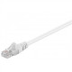 Goobay 68502 CAT 5e patch cable, U/UTP, white, 10m