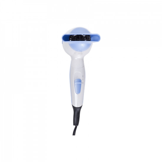 Adler Hair Dryer AD 2222 Foldable handle, 1200 W, White/blue