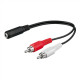 Goobay Audio cable adapter, 3.5 mm 50092