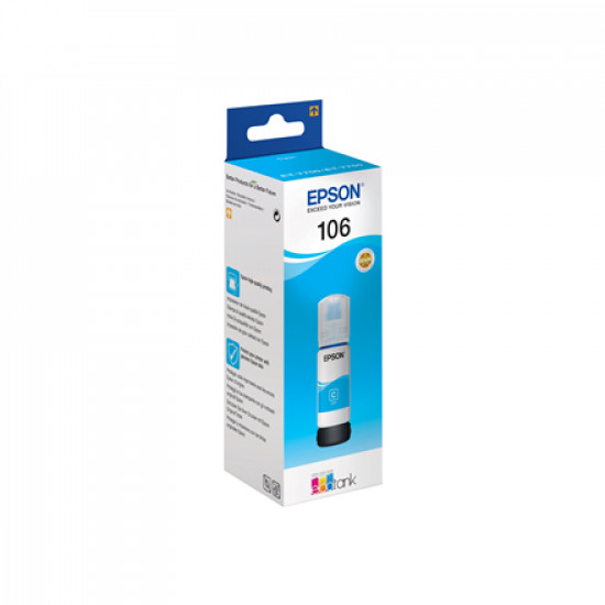 Epson Ecotank 106 Ink Bottle, Cyan