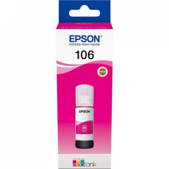 Epson Ecotank 106 Ink Bottle, Magenta