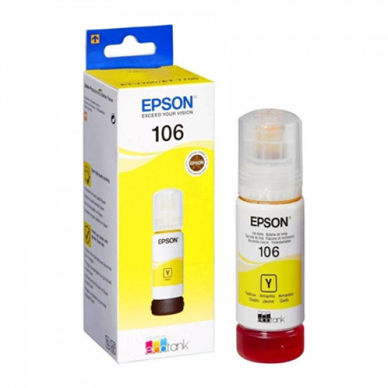 Epson Ecotank 106 Ink Bottle, Yellow