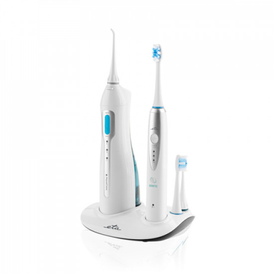 ETA Oral care centre (sonic toothbrush+oral irrigator) ETA 2707 90000 For adults, Rechargeable, Sonic technology, Teeth brushing modes 3, Number of brush heads included 3, White