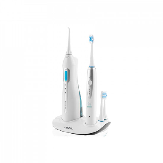 ETA Oral care centre (sonic toothbrush+oral irrigator) ETA 2707 90000 For adults, Rechargeable, Sonic technology, Teeth brushing modes 3, Number of brush heads included 3, White