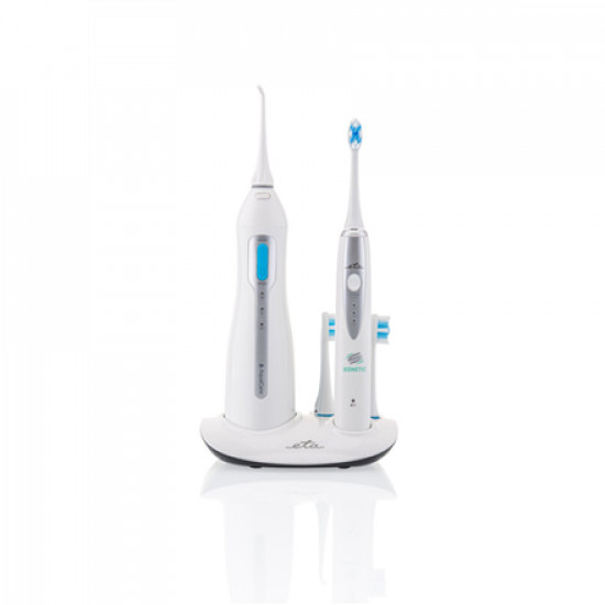 ETA Oral care centre (sonic toothbrush+oral irrigator) ETA 2707 90000 For adults, Rechargeable, Sonic technology, Teeth brushing modes 3, Number of brush heads included 3, White