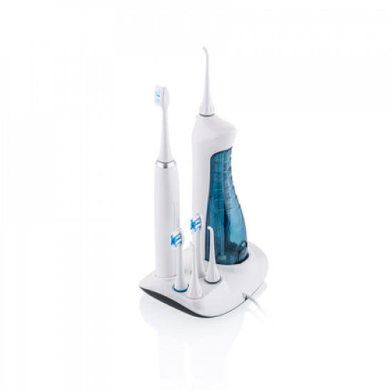 ETA Oral care centre (sonic toothbrush+oral irrigator) ETA 2707 90000 For adults, Rechargeable, Sonic technology, Teeth brushing modes 3, Number of brush heads included 3, White