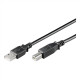 Goobay USB 2.0 Hi-Speed cable 68900 1.8 m, Black, USB-A to USB-B