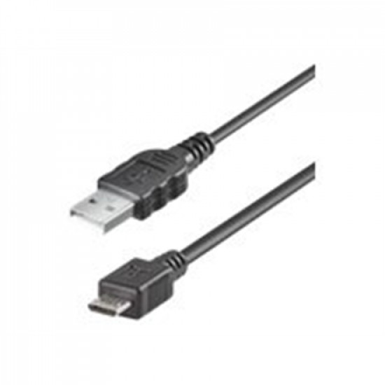 Goobay Micro USB charging and sync cable 46800 Black, USB 2.0 micro male (type B), USB 2.0 male (type A)