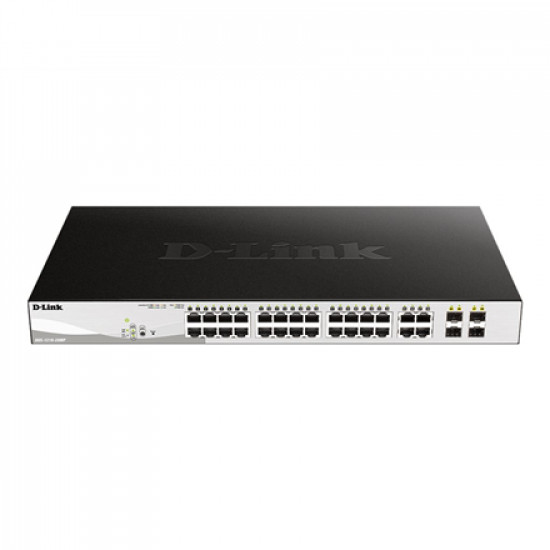 Switch DGS-1210-28MP 24GE PoE+ 4SFP