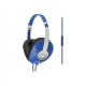 Koss Headphones UR23iB Wired, On-Ear, Microphone, 3.5 mm, Blue