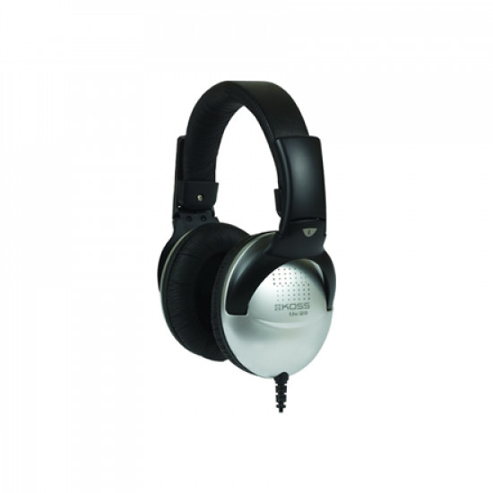 Koss Headphones UR29 Wired, On-Ear, 3.5 mm, Noise canceling, Black/Silver