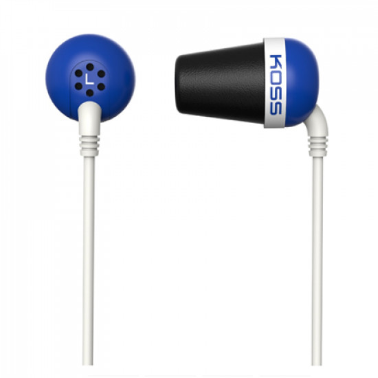 Koss Plug Wired, In-ear, Noise canceling, Blue