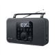 Muse Radio M-091R Black, AUX in, Alarm function