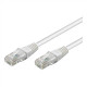 Goobay 68506 CAT 5e patch cable, U/UTP, white, 3 m