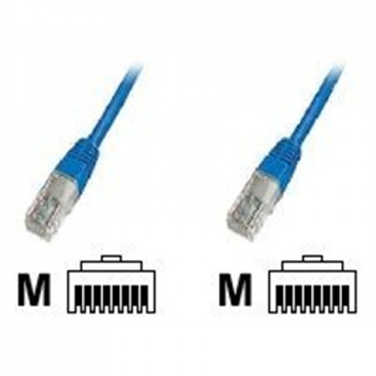 Goobay 68335 CAT 5e patch cable, U/UTP, blue, 0.5 m