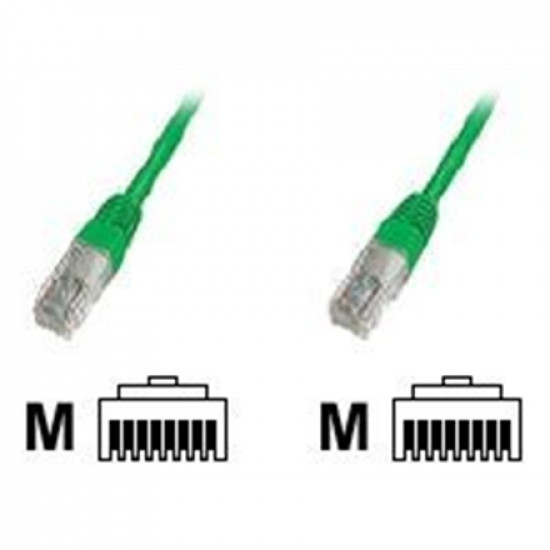 Goobay CAT 5e patch cable, U/UTP 68338 0.5 m, Green