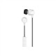 Skullcandy Jib 3.5 mm, In-ear, Microphone, White/Black