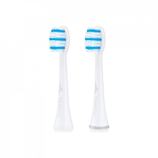 ETA Toothbrush replacement RegularClean ETA070790200 Heads, For adults, Number of brush heads included 2, White