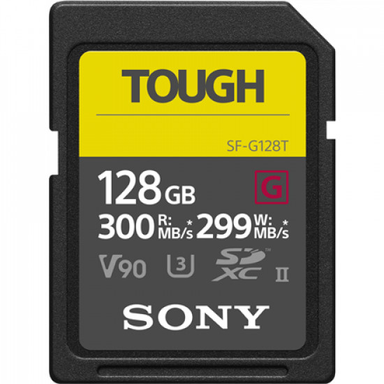 Sony Tough Memory Card UHS-II 128 GB, SDXC, Flash memory class 10