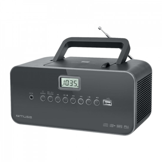 Muse Portable radio M-28DG USB port, AUX in,