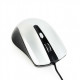 Gembird Mouse MUS-4B-01-BS Standard, No, Black/ silver, No,