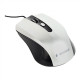 Gembird Mouse MUS-4B-01-BS Standard, No, Black/ silver, No,