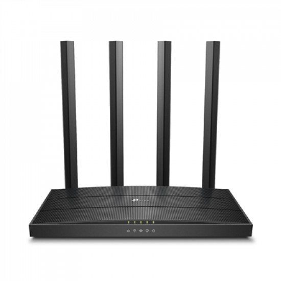 TP-LINK Router Archer C6 802.11ac, 300+867 Mbit/s, 10/100/1000 Mbit/s, Ethernet LAN (RJ-45) ports 4, MU-MiMO Yes, Antenna type 4xExternal