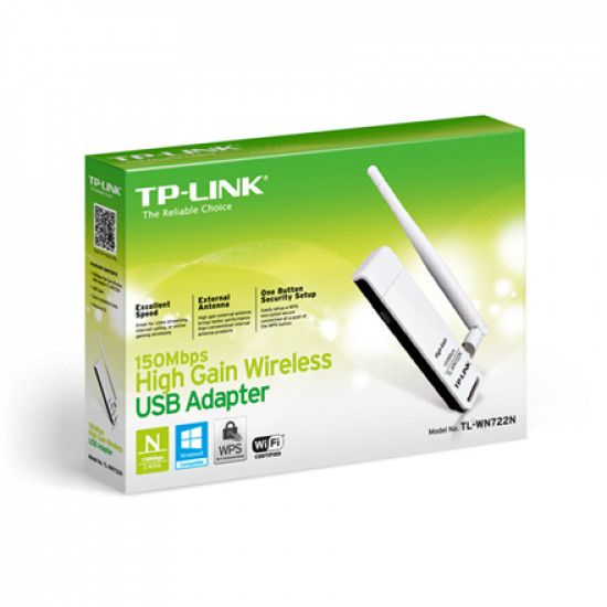 TP-LINK | USB 2.0 Adapter | TL-WN722N