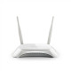 TP-LINK 3G/4G Router TL-MR3420 802.11n, 300 Mbit/s, 10/100 Mbit/s, Ethernet LAN (RJ-45) ports 4, 3G/4G via optional USB adapter, Antenna type 2xExternal, 1xUSB 2.0