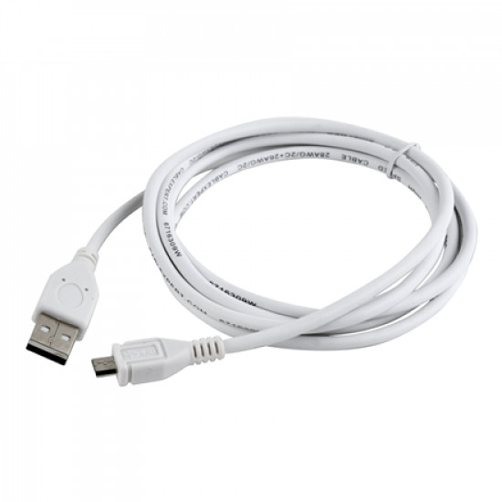 CABLE USB2 TO MICRO-USB 1.8M/CCP-MUSB2-AMBM-6-W GEMBIRD