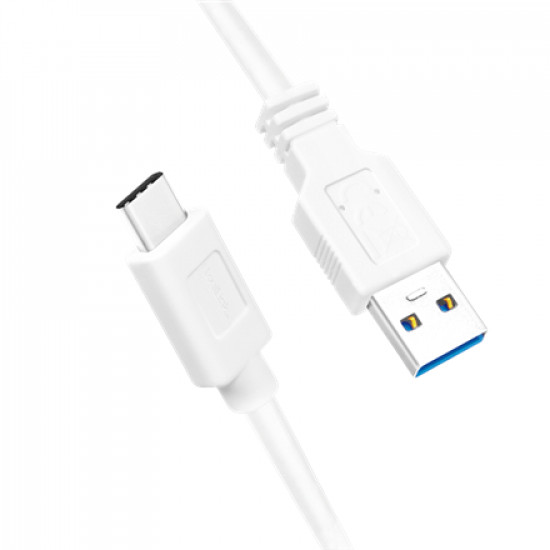 Logilink USB 3.2 Gen 1x1 Cable CU0174 1 m, White, USB-A Male, USB-C Male