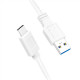 Logilink USB 3.2 Gen 1x1 Cable CU0174 1 m, White, USB-A Male, USB-C Male