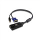 Aten USB VGA KVM Adapter 1 x RJ-45 Female, 1 x USB Male, 1 x HDB-15 Male