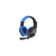 Genesis Gaming Headset, 3.5 mm, ARGON 100, Blue/Black, Built-in microphone