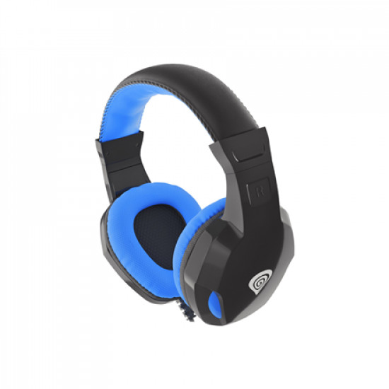 Genesis Gaming Headset, 3.5 mm, ARGON 100, Blue/Black, Built-in microphone