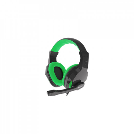 Genesis Gaming Headset, 3.5 mm, ARGON 100, Green/Black, Built-in microphone