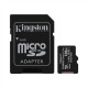 Kingston Canvas Select Plus UHS-I 128 GB, MicroSDXC, Flash memory class 10, SD Adapter