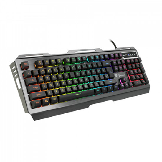 Genesis Rhod 420 Gaming keyboard, RGB LED light, US, Wired, Black