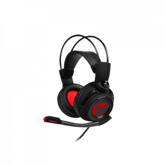 MSI DS502 Gaming Headset, Wired, Black/Red