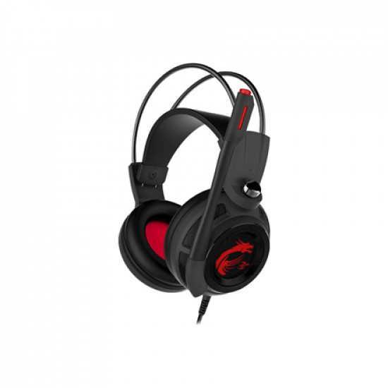 MSI DS502 Gaming Headset, Wired, Black/Red