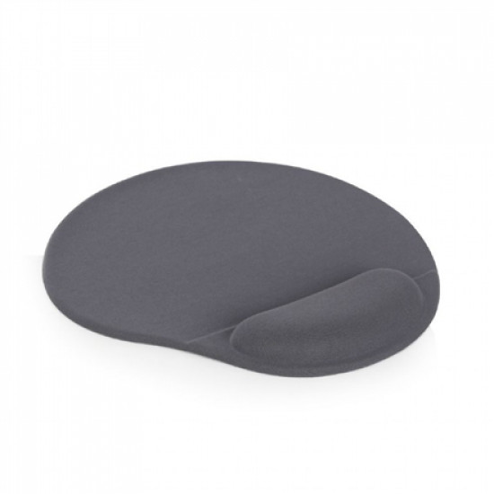 Gembird | MP-GEL-GR Gel mouse pad with wrist support, grey Comfortable | Gel mouse pad | Grey