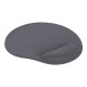 Gembird | MP-GEL-GR Gel mouse pad with wrist support, grey Comfortable | Gel mouse pad | Grey