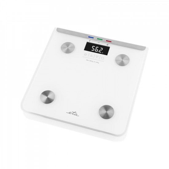 ETA Scales Laura ETA078190000 Body analyzer, Maximum weight (capacity) 180 kg, Accuracy 100 g, White