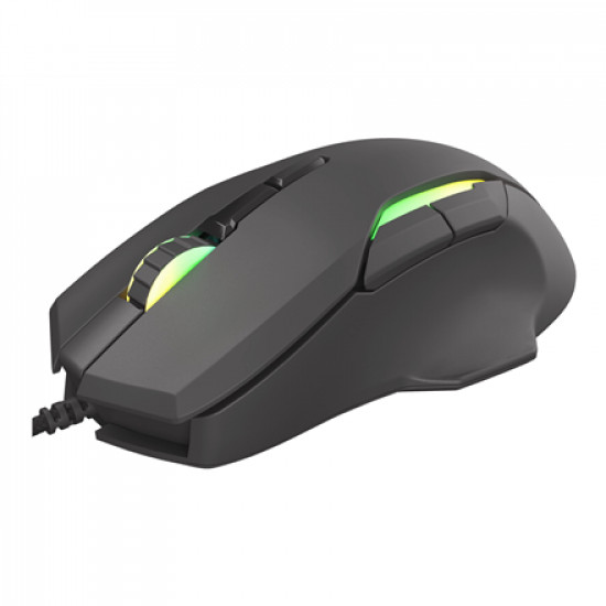 GENESIS Xenon 220 Gaming Mouse, 500 - 6400DPI, Wired, Black