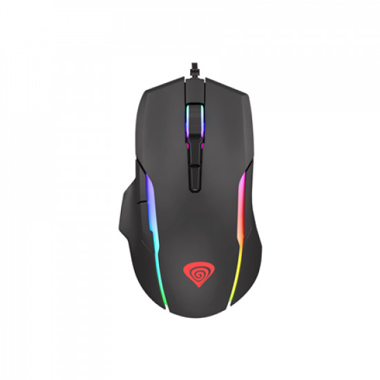 GENESIS Xenon 220 Gaming Mouse, 500 - 6400DPI, Wired, Black