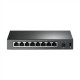 TP-LINK Switch TL-SF1008P Unmanaged, Desktop, 10/100 Mbps (RJ-45) ports quantity 8, PoE ports quantity 4, Power supply type External